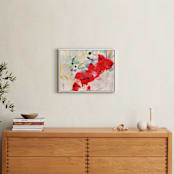 "gathering" - Art Print in Cherry Red by Lindsay Megahed - In a Room