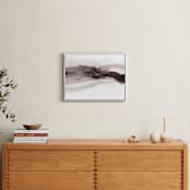 "Softly Layered" - Art Print in Matterhorn by Melanie Severin - In a Room