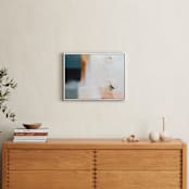 "Coast 2" - Art Print in Coast Blue by AlisonJerry - In a Room