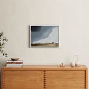 "Dusk In The Chisos" - Art Print in Indigo by Kati Ramer - In a Room