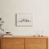 "Melancolia" - Art Print in nude pink by Catilustre - In a Room