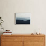 "Ridgeline" - Art Print in Indigo by Rebecca Rueth - In a Room