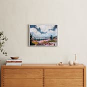 "Take a Break" - Art Print in White by Jess Franks - In a Room