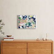 "Summer Rising" - Art Print in pink by Nancy Ramirez - In a Room