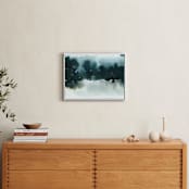 "Night Falling 2" - Art Print in Navy by Lindsay Megahed - In a Room