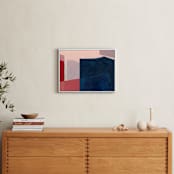 "That Time we Slipped Under the Ocean" - Art Print in Indigo Ocean by Christina Flowers - In a Room
