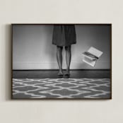 "Book II" - Art Print in charcoal by Keely Norton Owendoff - Framed