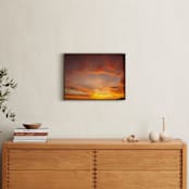 "Adventure at Sunset" - Art Print in Sunset by Nicole Simms - In a Room