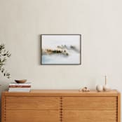 "Revealing I" - Art Print in Seaweed Green by Tania Medeiros - In a Room