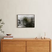 "Foggy Range II" - Art Print in Grey Fog by Tanya Lee Design - In a Room