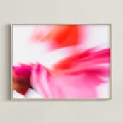 "Chroma Explosion" - Art Print in Rose by Catherine Culvenor - Framed