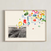 "Daydreaming I" - Art Print in Ivory by Sumak Studio - Framed