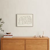 "greenhouse II" - Art Print in leaf by Sumak Studio - In a Room