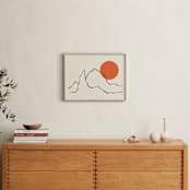 "Rise Again" - Art Print in Clementine by Adelyn T. - In a Room