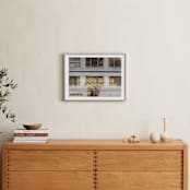 "Uptown" - Art Print in golden brown by Sea and Sky - In a Room