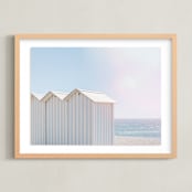 "A Summer Day" - Art Print in Sky by Paola Benenati - Framed