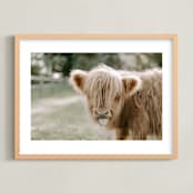 "The Silly Little Cow" - Art Print in Blondie by Chelsea Victoria - Framed