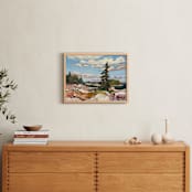 "Stand By" - Art Print in ocean by Jess Franks - In a Room