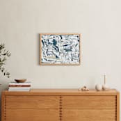 "Take The Leap" - Art Print in Ocean by Kristine Sarley - In a Room