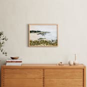 "Carmel by the Sea" - Art Print in Neutral Sand by Jennelle Lynn - In a Room