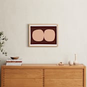 "Yoruba-1-01" - Art Print in earthy colors by Alain Castoriano - In a Room