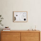 "Abstract no.9" - Art Print in Driftwood neutrals by Francesca Iannaccone - In a Room
