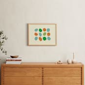 "Organics_4-01" - Art Print in powdery pastels by Alain Castoriano - In a Room