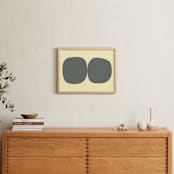 "Yoruba-3-01" - Art Print in earthy colors by Alain Castoriano - In a Room