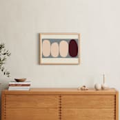 "Yoruba-9-01" - Art Print in earthy colors by Alain Castoriano - In a Room