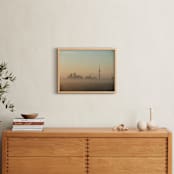 "Morning Toronto" - Art Print in sunrise orange by XL - In a Room