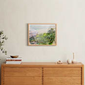 "Moss Girl" - Art Print in mossy green by Synnöve Seidman - In a Room