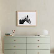 "Ansel" - Art Print in Black White by Amy Carroll - In a Room