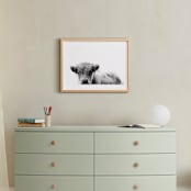 "Leon" - Art Print in Black White by Amy Carroll - In a Room