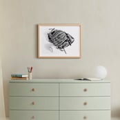 "Ball Game" - Art Print in ball by Lindsay Kelly Art - In a Room