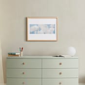 "Cumulus" - Art Print in White by Lynne Millar - In a Room