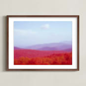 "Bold Ridge" - Art Print in Carnival by Deborah Chou - Framed