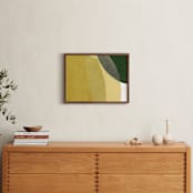 "spatial divide two" - Art Print in citron by Carrie Moradi - In a Room