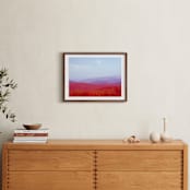 "Bold Ridge" - Art Print in Carnival by Deborah Chou - In a Room