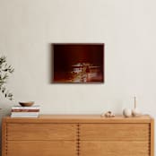"Illusive" - Art Print in Coffee by Lindsay Megahed - In a Room