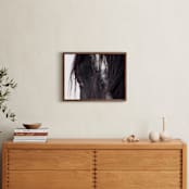 "Bucker" - Art Print in Wild Black by Leslie Le Coq - In a Room