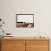 "Where to" - Art Print in Wheat by Karly Rose Sahr - In a Room