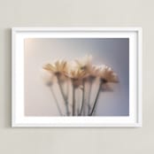 "Hazy Daisy" - Art Print in Lavender Violet by Aralyn Griesbach - Framed