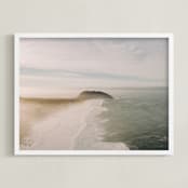 "Rocked" - Art Print in Ocean by Christian Florin - Framed