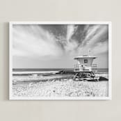 "Ventura 2" - Art Print in ash by Kamala Nahas - Framed