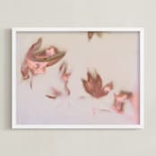 "Somewhere waiting for me" - Art Print in passionfruit by raven erebus - Framed