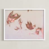 "Somewhere waiting for me" - Art Print in passionfruit by raven erebus - Framed