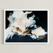 "Night Market" - Art Print in Midnight by Mya Bessette - Framed
