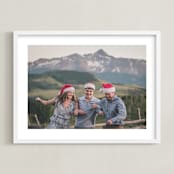 "The Big Picture: Holiday Framed Photo" - Framed Photo in White by Minted - Framed