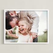 "The Big Picture: Father's Day Framed Photo" - Framed Photo in White by Minted - Framed