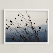 "sway" - Art Print in Dark Blue by lulu and isabelle - Framed